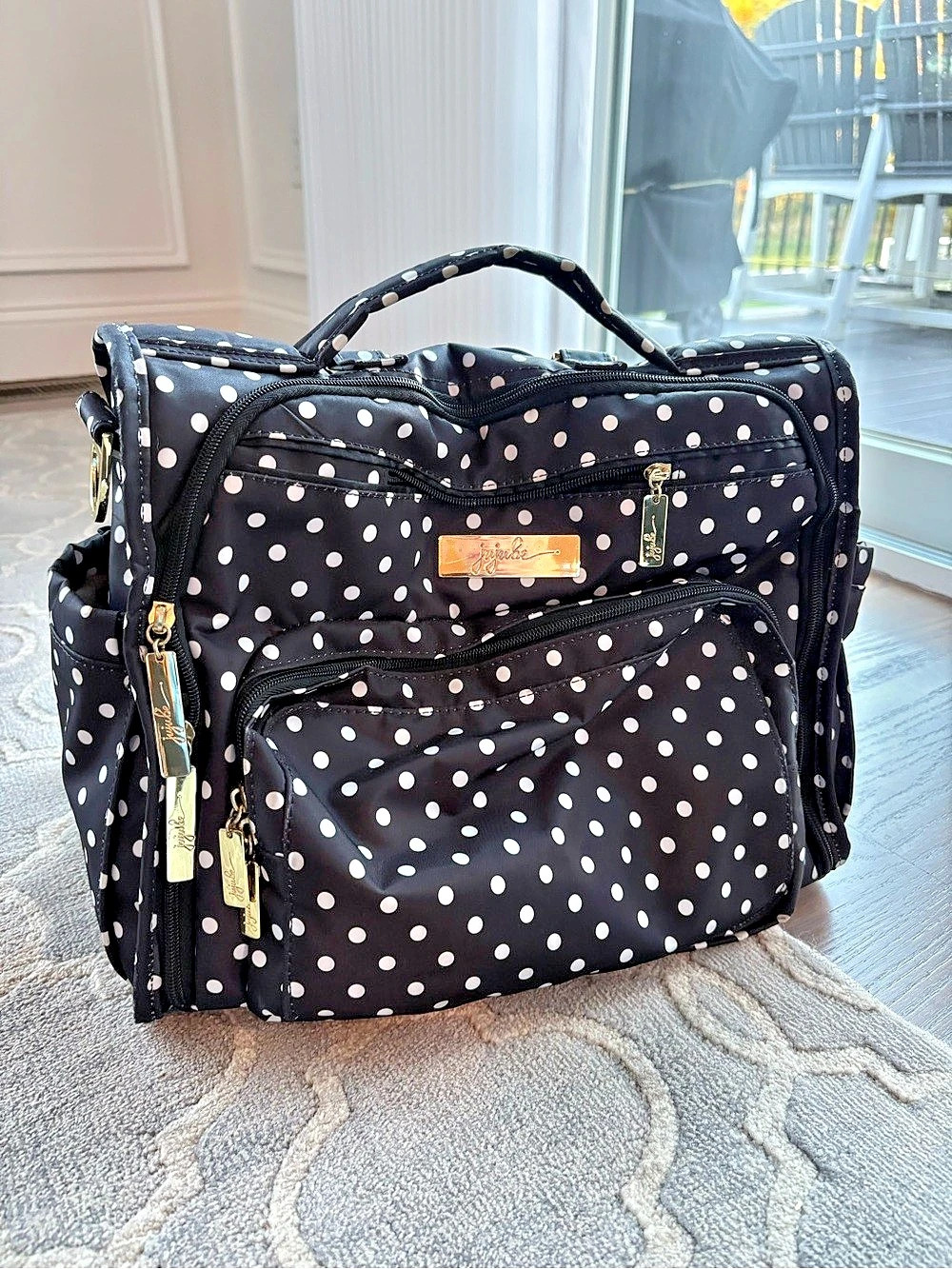 JuJuBe Super Fun Polka Dot Diaper Bag